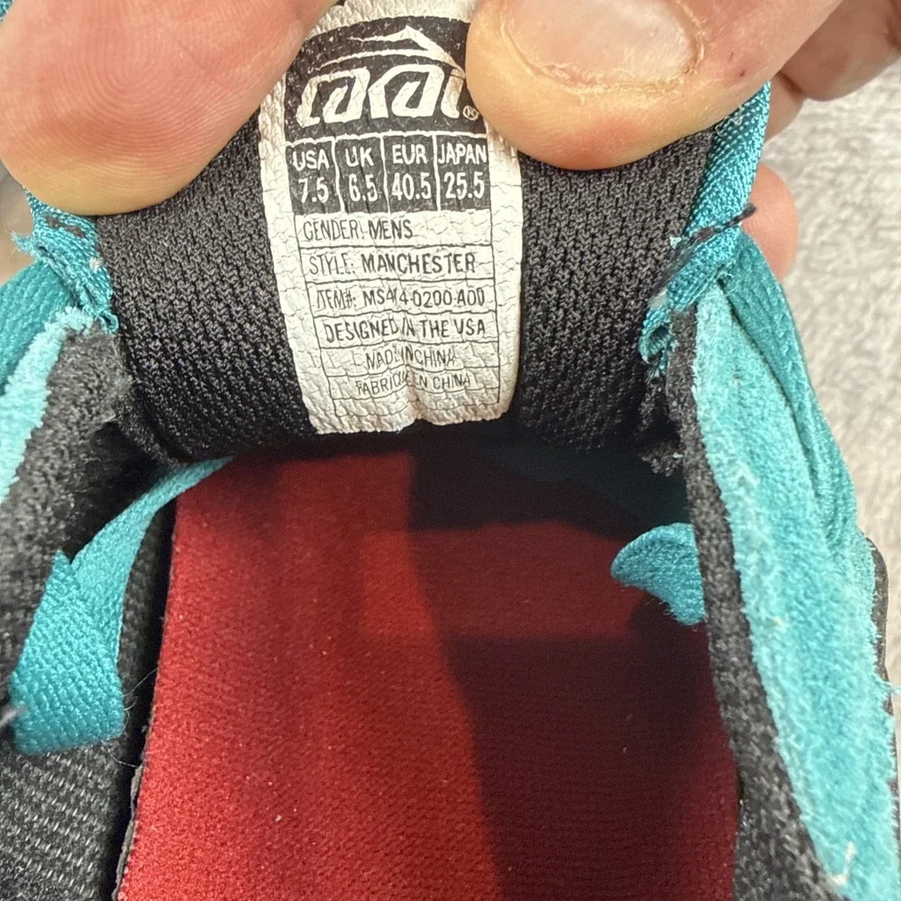 Lakai Suede Skate Shoes Manchester‎ Mens Size 7.5 Teal NEVER WORN